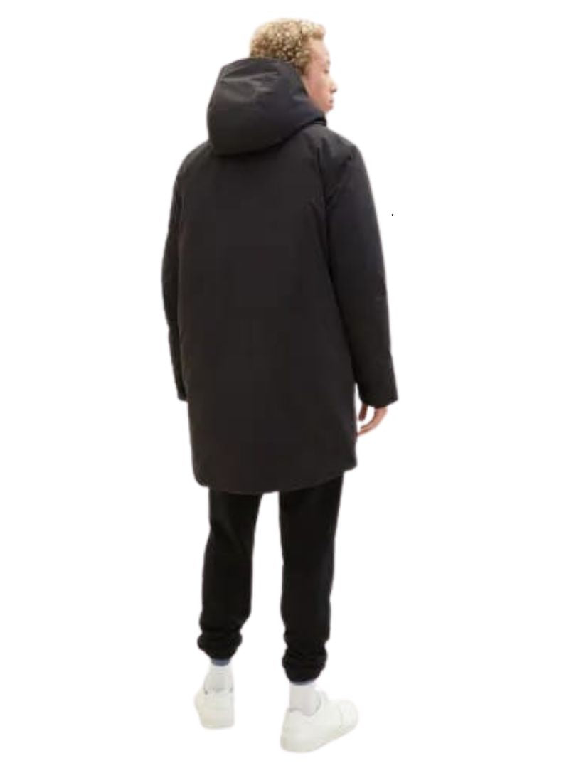 Tom Tailor Mens Hooded Jacket - Black