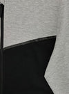 Crivit Mens Hooded Zip Up Fleece Top - Grey/Black