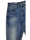 G Star Raw Denim Ladies Janeh High Mom Ankle Jean - Blue