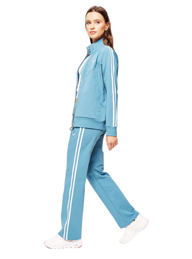 Stand Collar Track Top