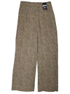 Glamorous Ladies Print Trouser - Brown/Black