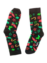 CHRISTMAS PRINT DETAIL SOCKS