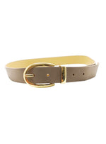 PLEATHER CASUAL BELT