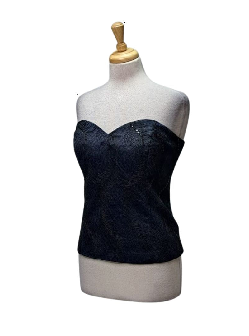 Breal Ladies Boob Tube Detailed Top - Royal Blue