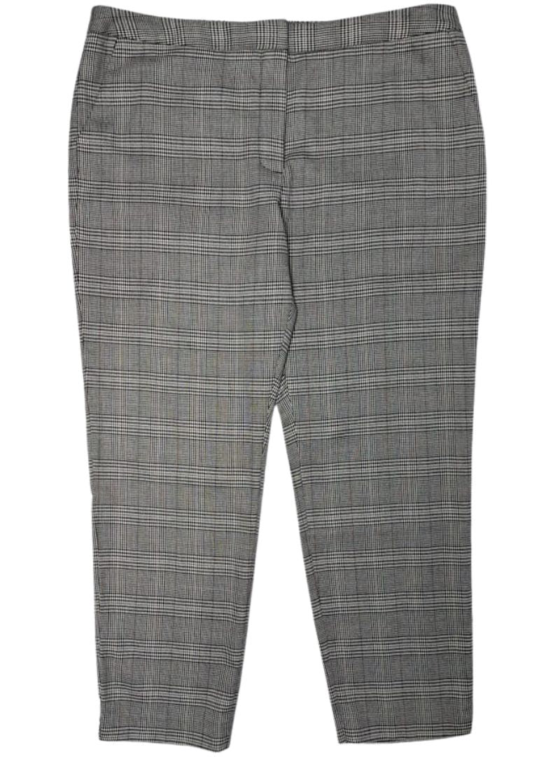 Calvin Klein #Cutlable Ladies Patterned Trouser - Black/White