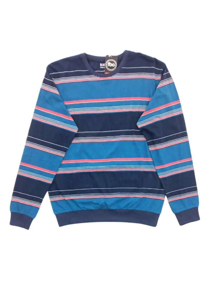 STRIPED LONG SLEEVE TOP