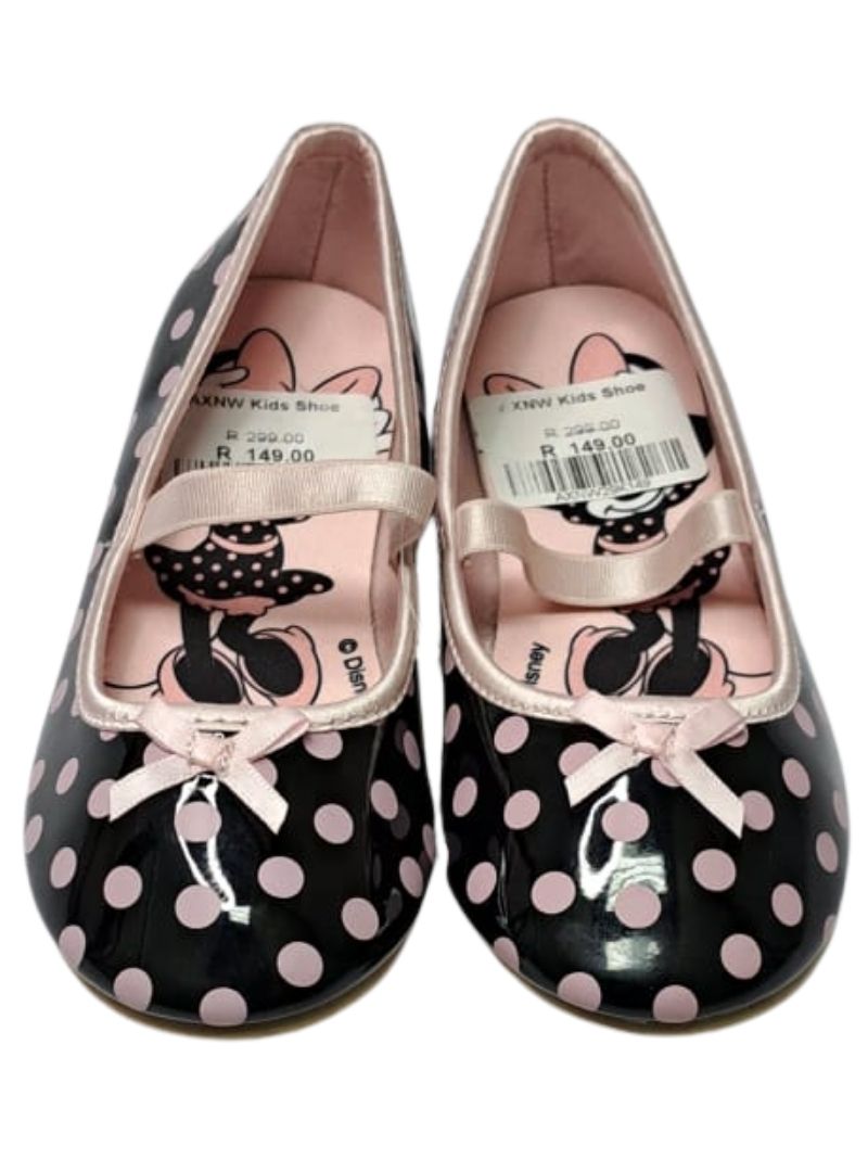 Swedish Brand Kids Polka Dot Shoes - Black/Pink