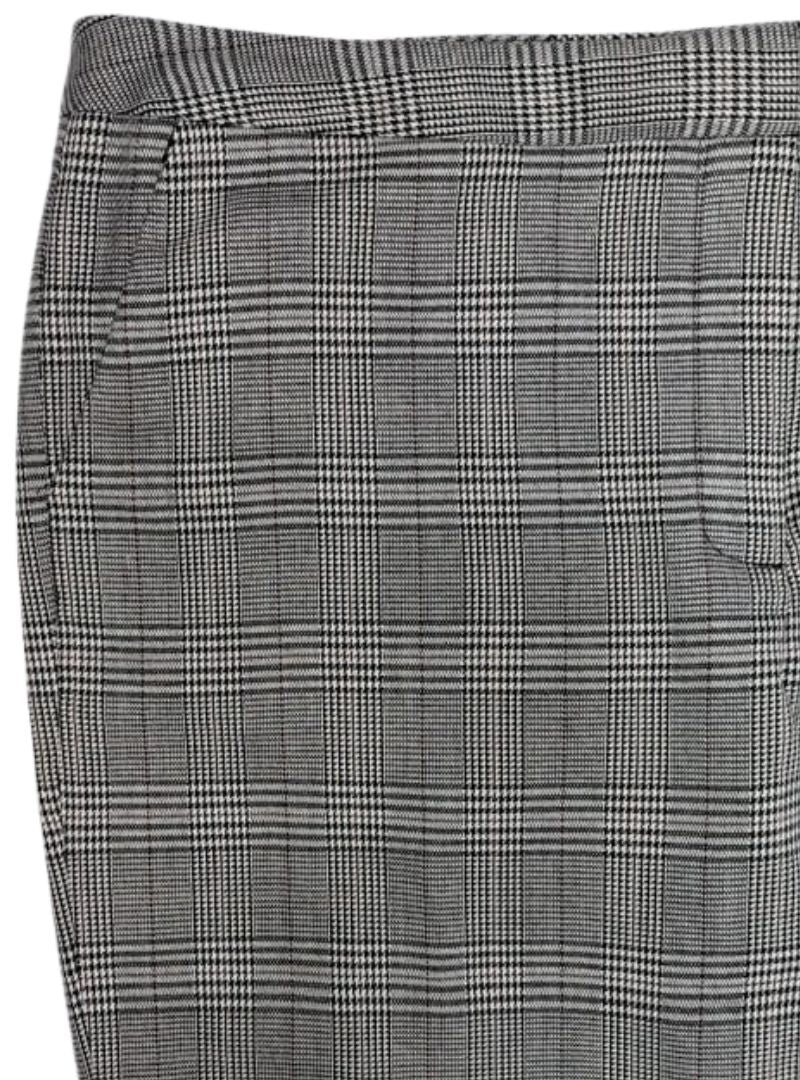 Calvin Klein #Cutlable Ladies Patterned Trouser - Black/White