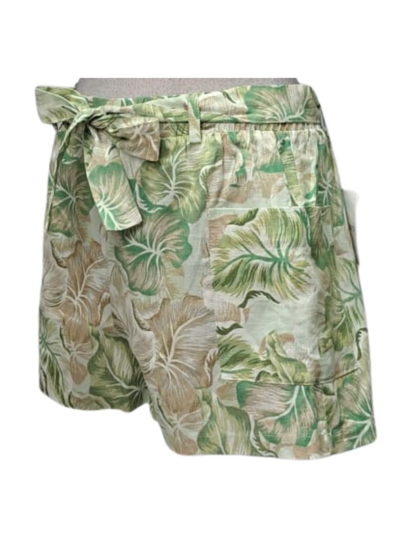 Forever 21 Ladies Casual Shorts - Mint Green/Beige