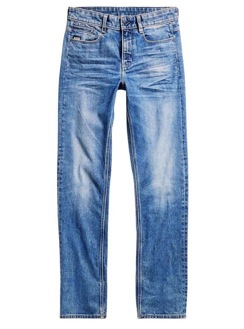 G Star Raw Denim Mens Noxer Straight Fit Jean - Blue