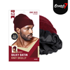 Mr. Durag Silky Satin Knit Skully Beanie - Gray | Burgundy | Navy