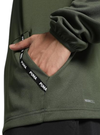 Puma Unisex Fit Taped PWR fleece Lite Pullover - Dark Olive