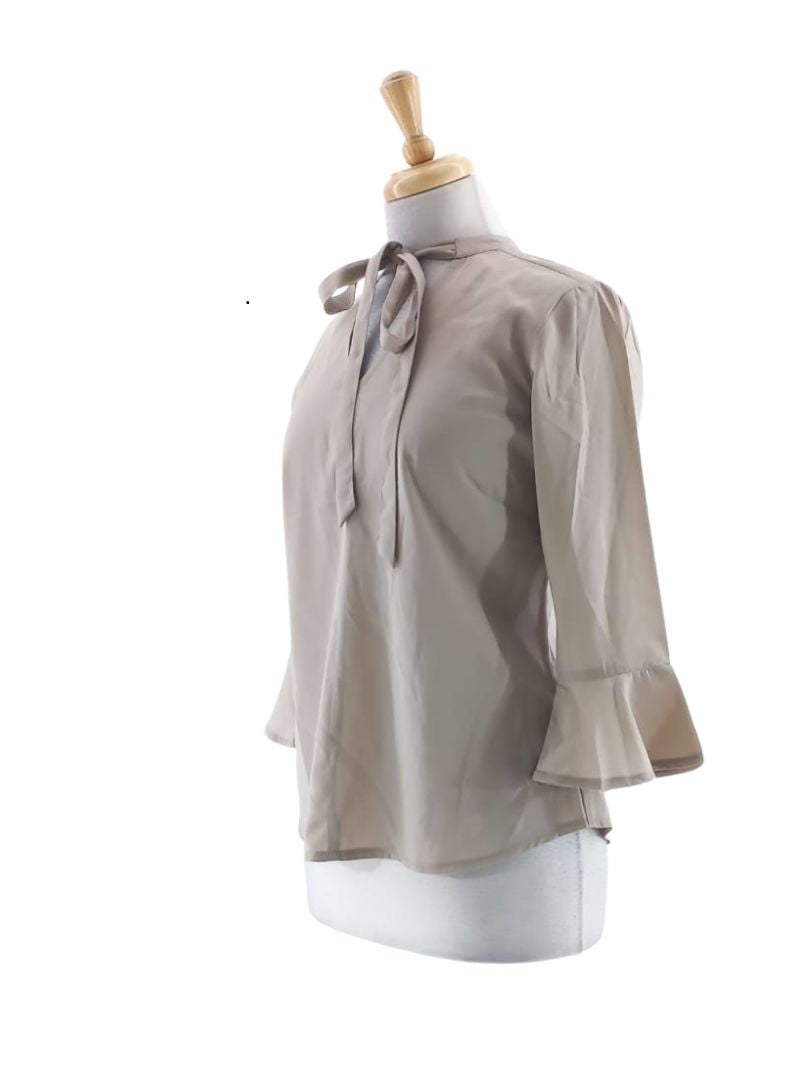 FRONT TIE DETAILED BLOUSE