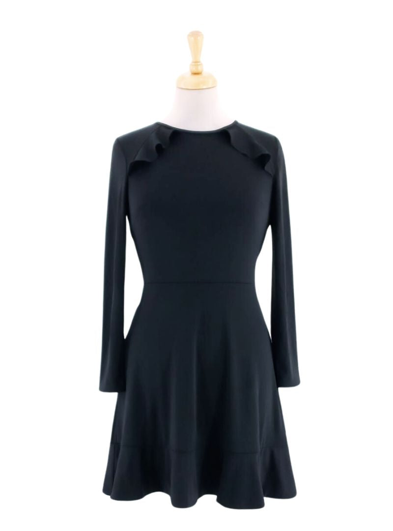 FLOUNCE SLEEVE DRESS