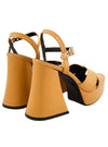 CRISS CROSS PLATFORM HEEL