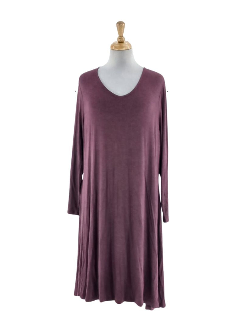 BASIC LONG SLEEVE DRESS