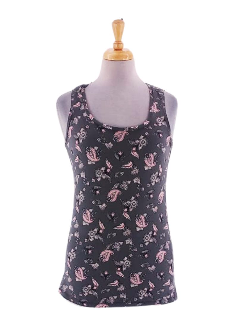 PRINTED CASUAL TANK TOP