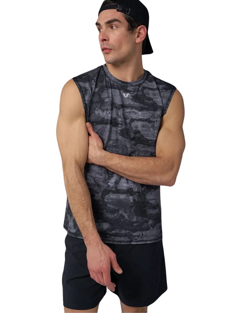 Detailed Logo Sleeveless Vest