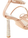 WIDE FIT EMBELLISHED STRAPPY HEELED SANDAL