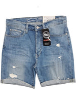 DETAILED COMFORT DENIM SHORTS