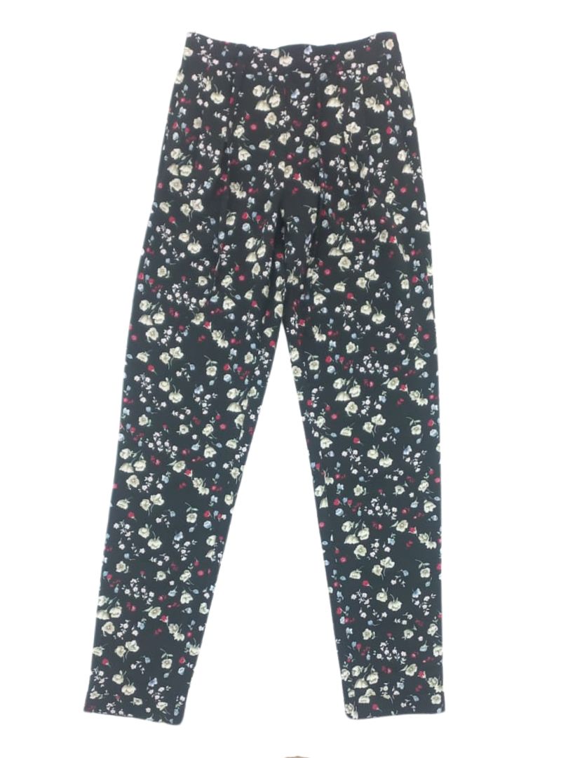 FLORAL DETAILED CASUAL TROUSER