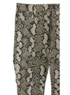 Swedish Brand Ladies Animal Print Trouser - Beige/Green