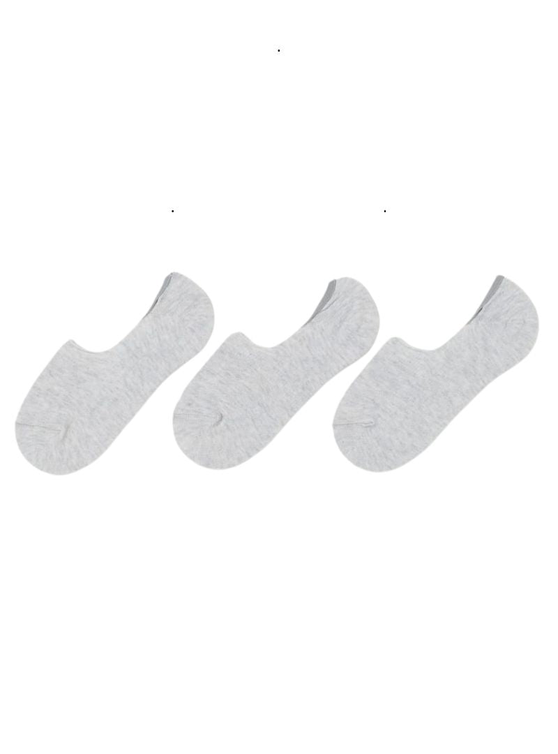 LOW CUT SECRET SOCKS  (SILICONE HEEL 3 PACK)