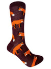 FOX PRINT DETAIL SOCKS