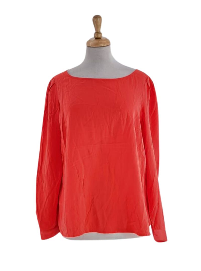 SILK FEEL PUFF SLEEVE BLOUSE