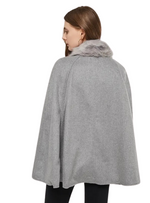 SOFT WELL WOOL CAPE