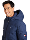 Tommy Jeans Winter Jacket 'Essential' in Marine Blue