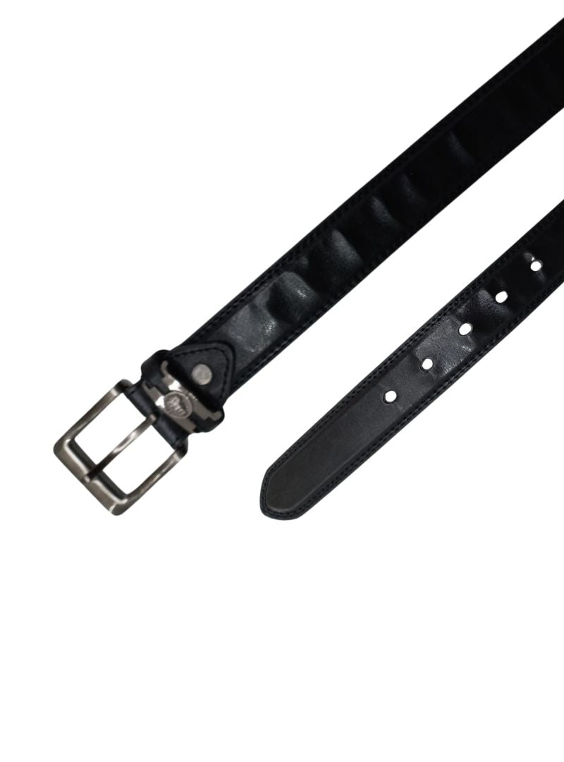 SKULL DETAIL GENUINE LEATHER BELT