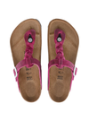 Birkenstock Ladies Gizeh Braided Oiled Leather - Festival Fuschia