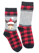 CHECKERD DEER DETAILED SOCKS