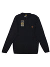 Rocce Mens Knitted Pullover - Black