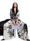 Vanessa Gounden Ladies Onyeka Formal Pants - Beige/Black
