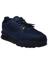 Urbanart Mens Play 1 Faux Nubuck Mesh Sneaker - Navy
