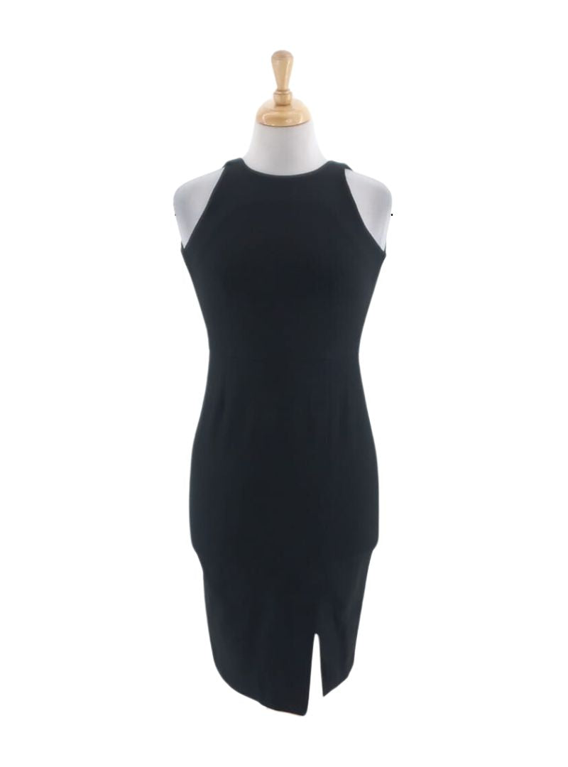 BASIC HALTER NECK DRESS