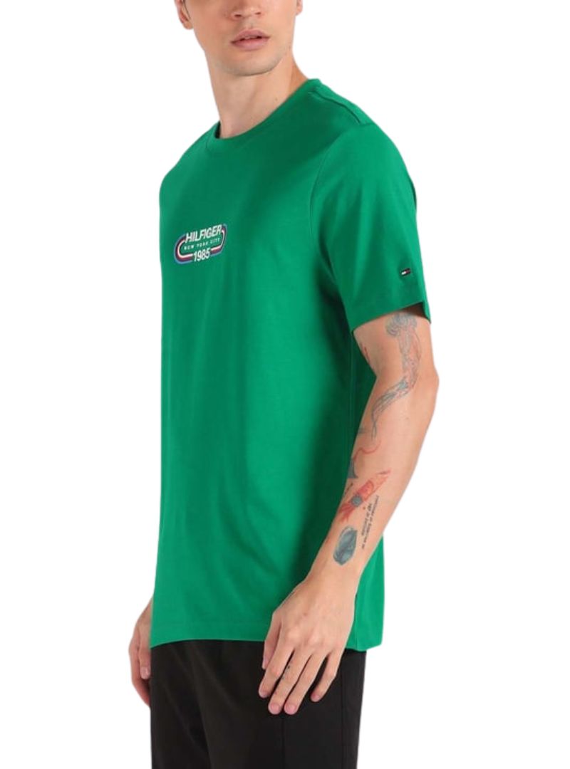 Tommy Hilfiger Men Printed Tee - Green