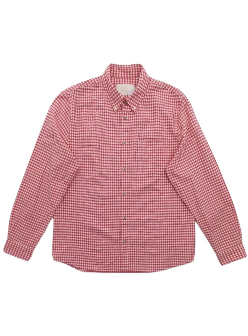 CHECKERD POCKET LONG SLEEVE SHIRT