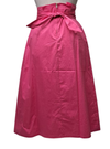 Coco Nut Ladies Belted Skirt - Hot Pink