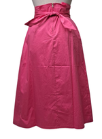 Coco Nut Ladies Belted Skirt - Hot Pink