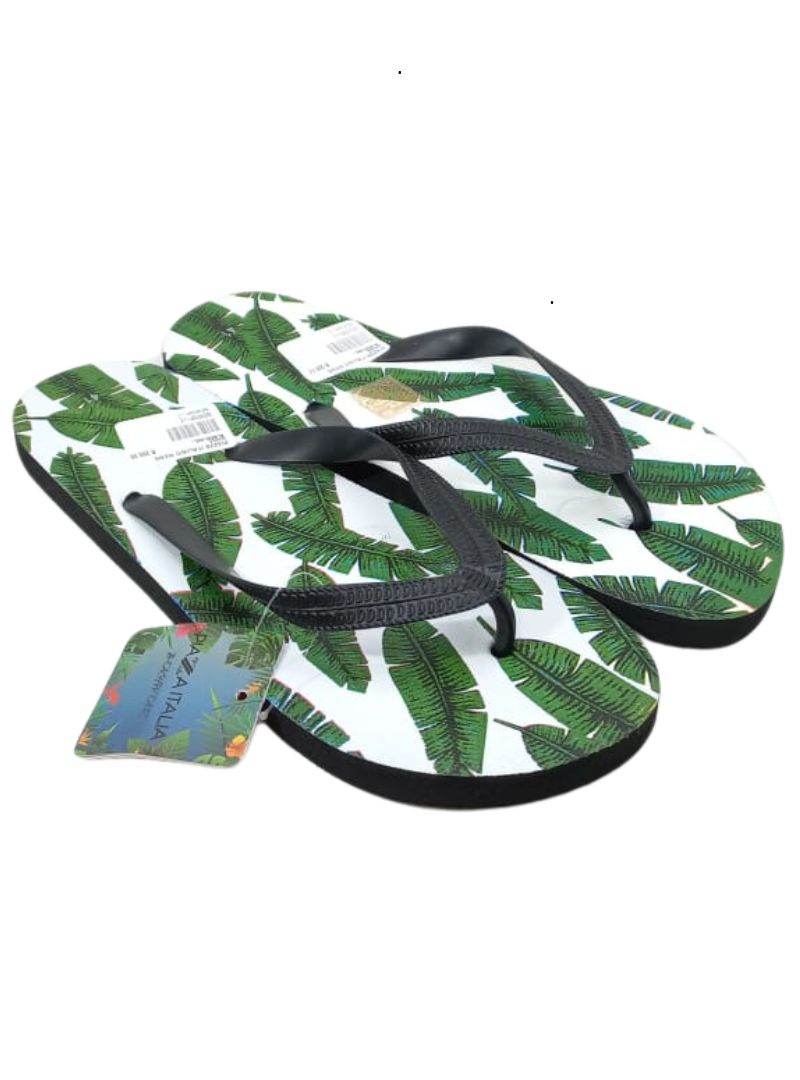 DETAILED PRINT FLIP FLOP SANDALS