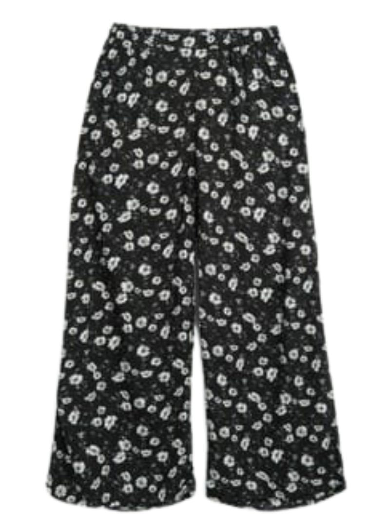 WIDE LEG FLORAL TROUSER