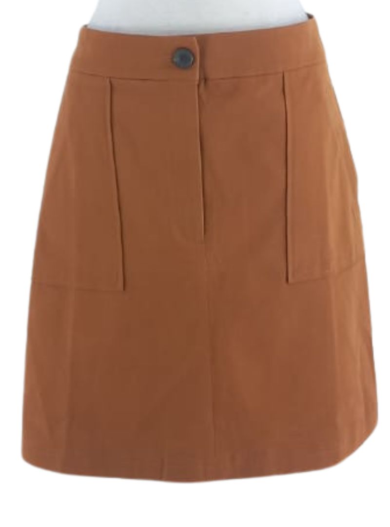 BASIC BUTTON POCKET SKIRT