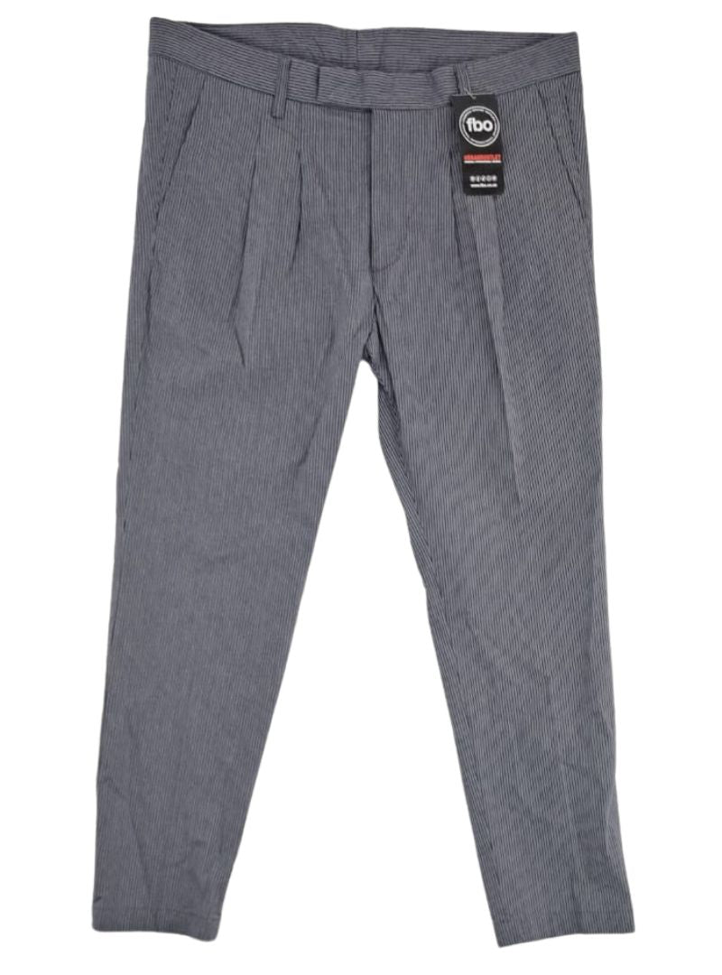 STRIPED PATTERNED FORMAL TROUSER