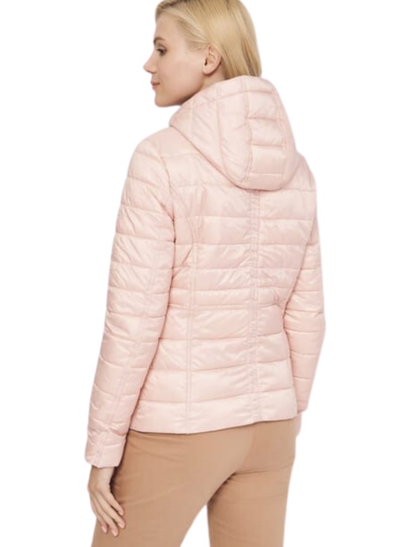 HOODED ZIP UP PUFFER JACKET