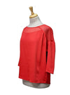 Vero Moda Ladies Verna 1/2 Blouse - Red
