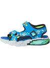 Skechers Kids Mega Splash Sandals - Blue/Green/Grey
