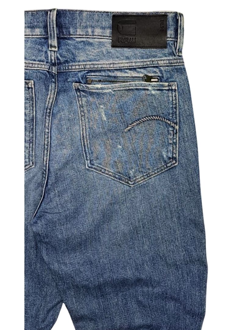 G Star Raw Denim Mens Noxer Straight Jean - Blue